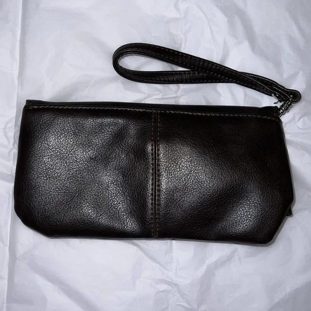 Coquette Aldo Brown Bow Evening Wristlet